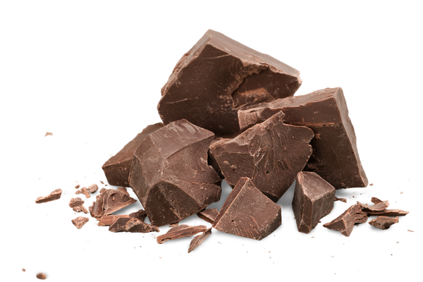 Des morceaux de chocolat