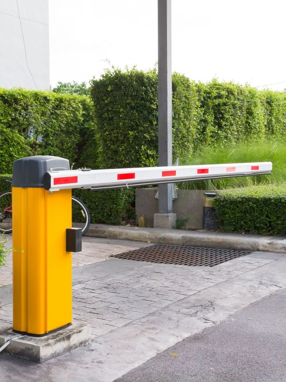 Une barrière de sécurité automatique