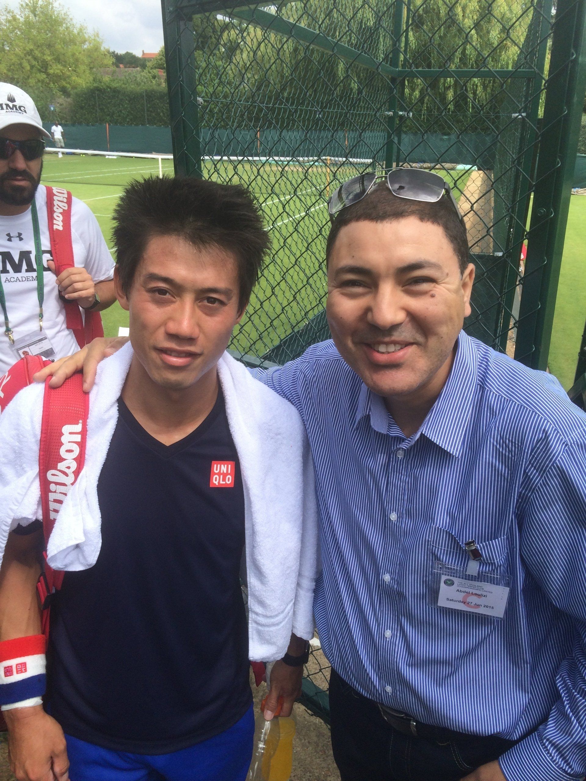 Kei Nishikori et Abdel Loulizi