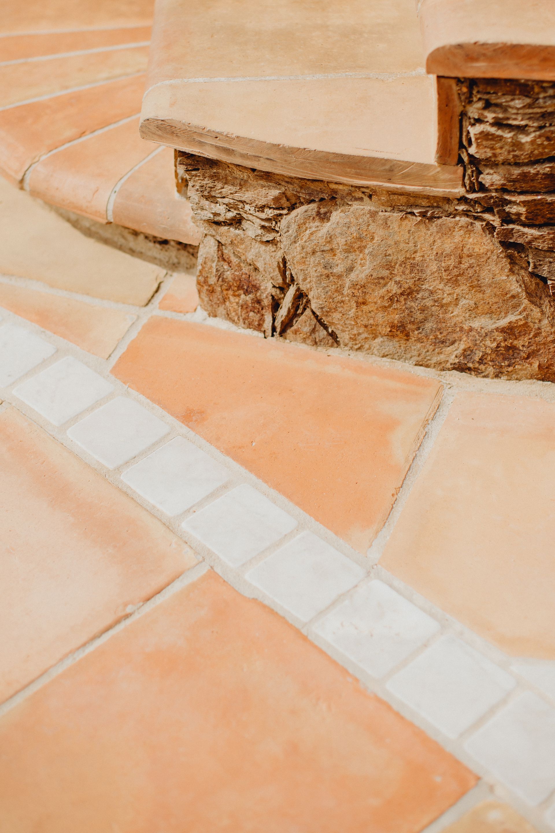 Une terrasse en aspect terre cuite