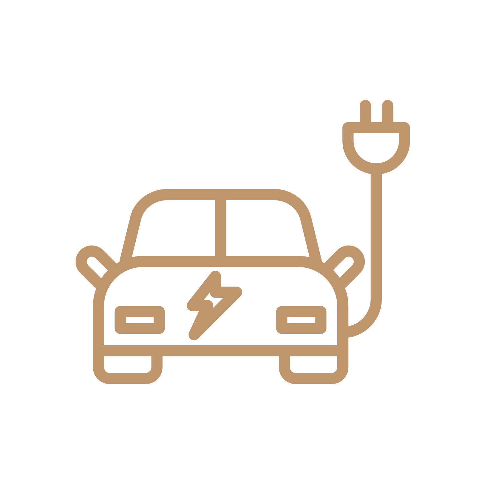 Parking + electric vehicle charging.