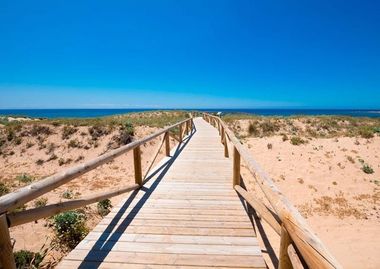 Barbate Beach entrance Barbate Beach entrance