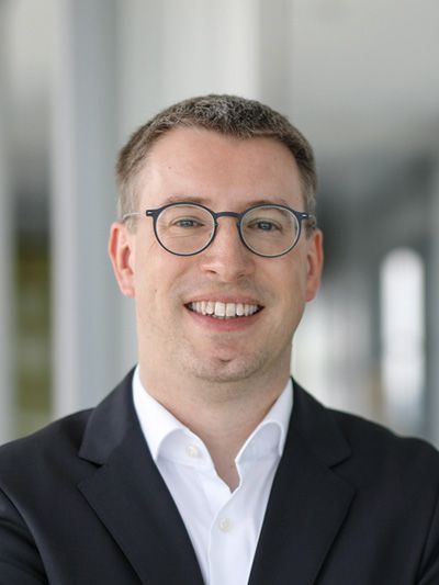 Porträt von Timo Kluge, Mitglied des Vorstandes der Sparkasse Essen