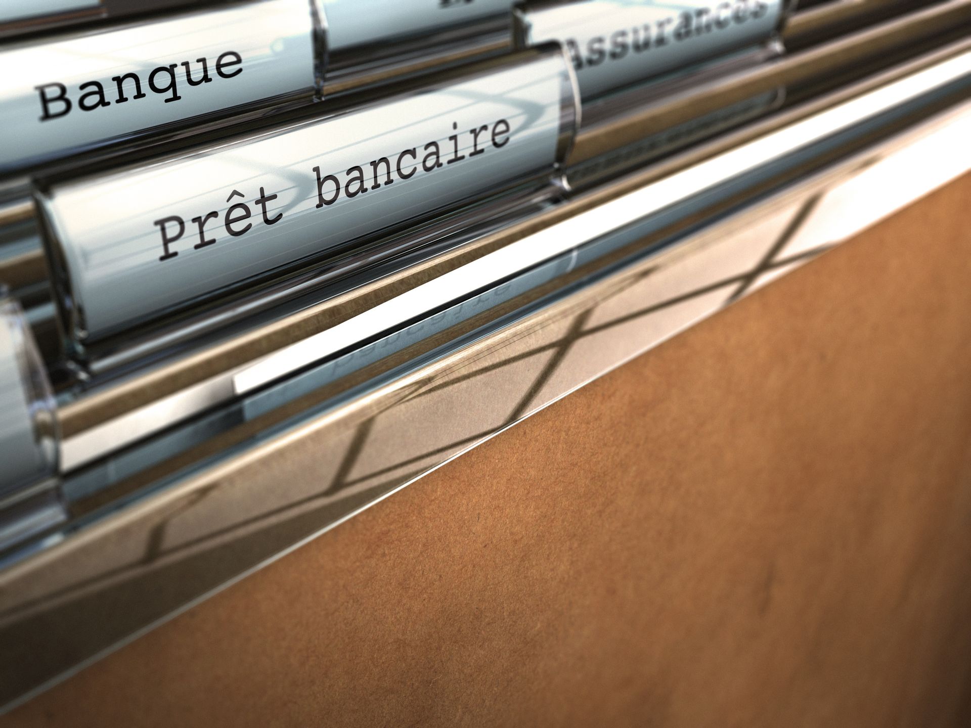 Des feuillets de classeur.