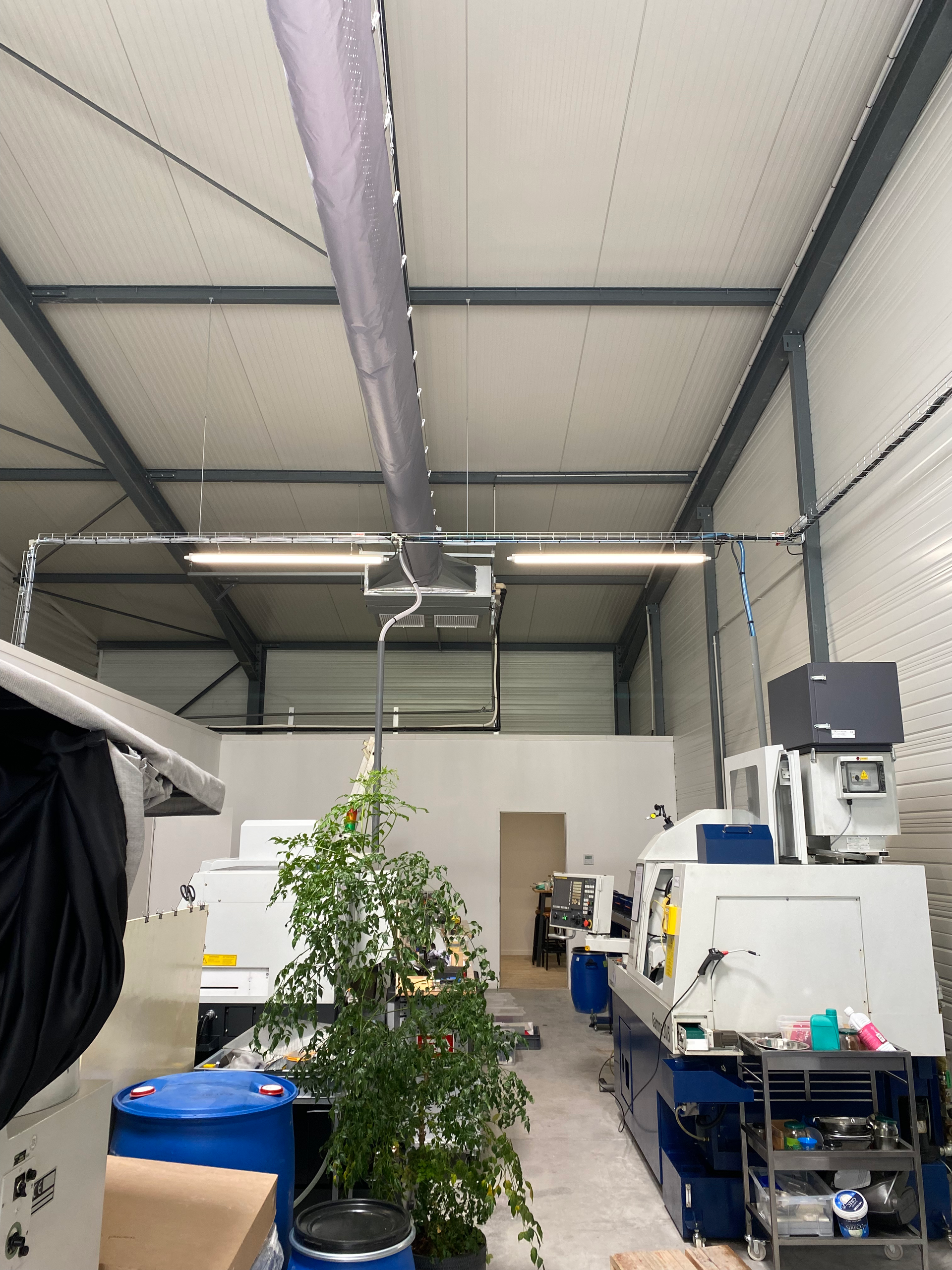 Système de ventilation dans un local professionnel