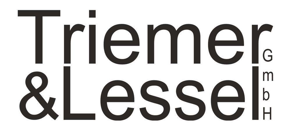 Das Logo der Triemer & Lessel GmbH ist in schwarzer Schrift auf weißem Hintergrund dargestellt.