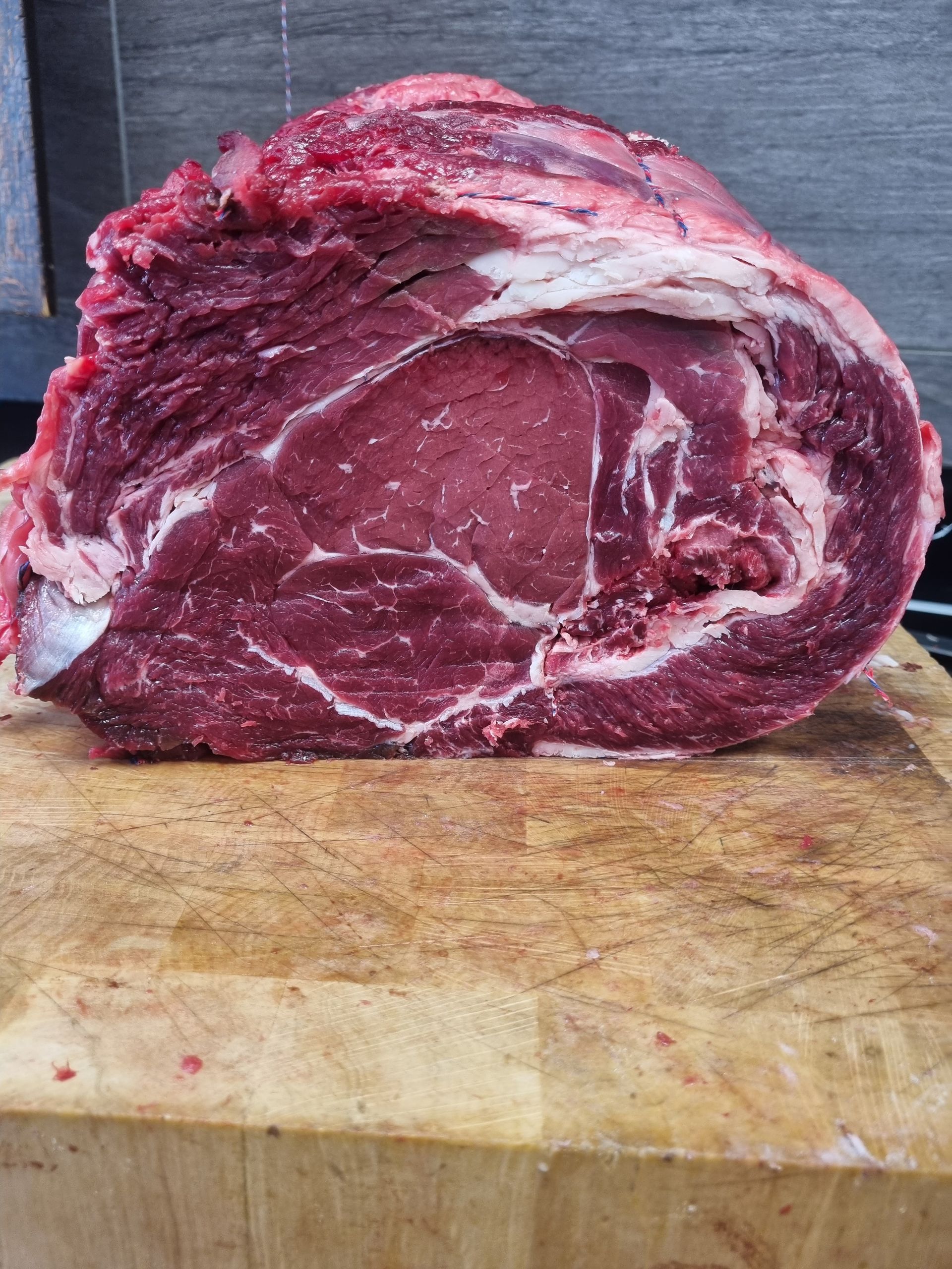 Photo d'une pièce d'entrecôte