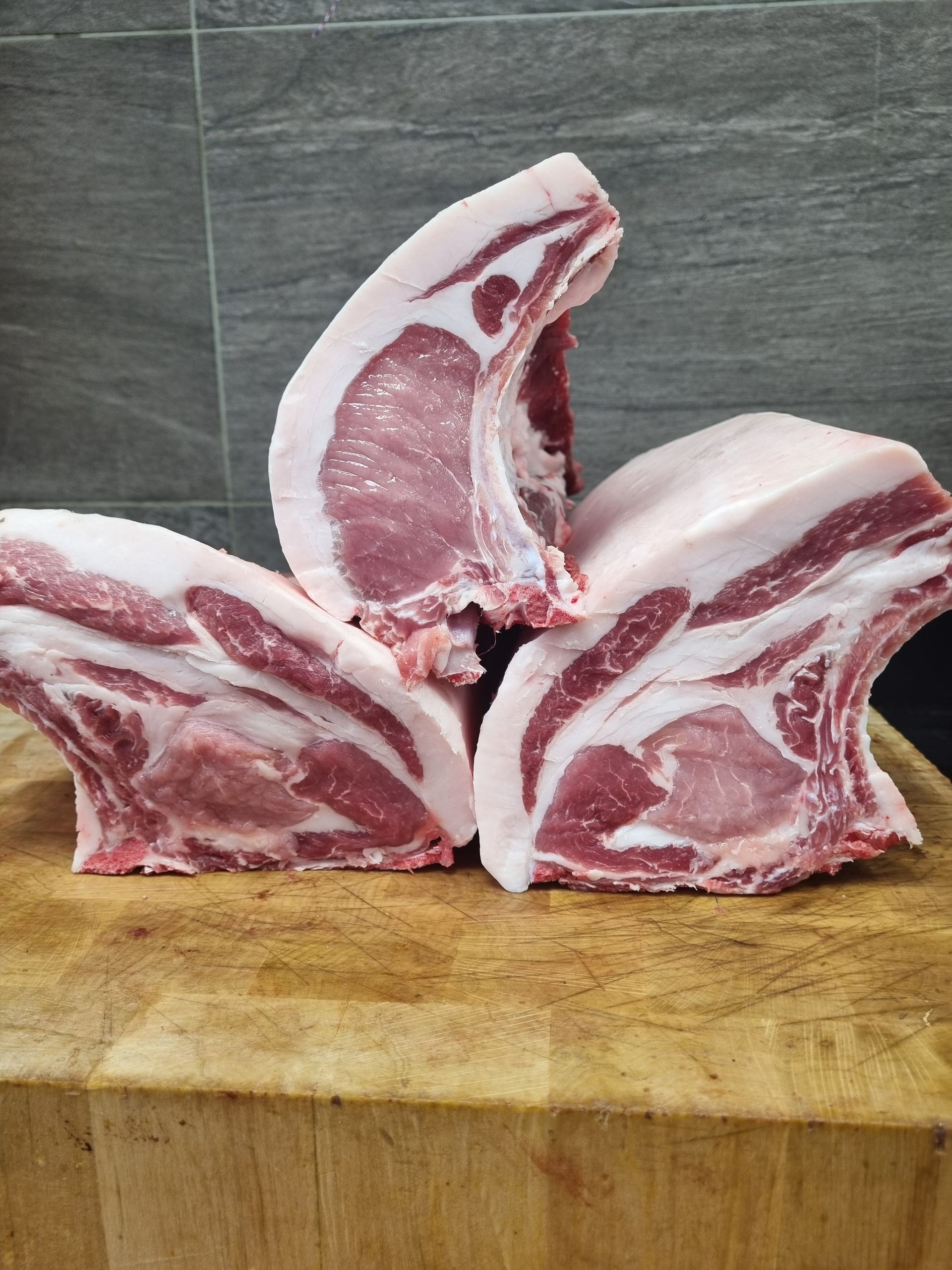 Photo d'un morceau de porc noir de Bigorre