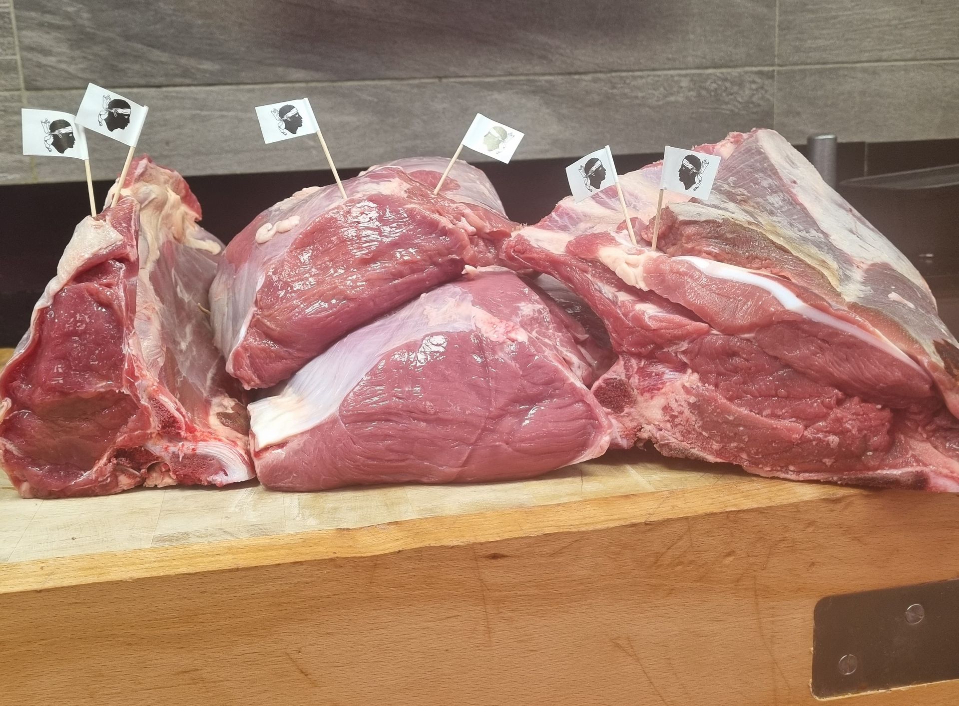 Photo d'une côte veau corse