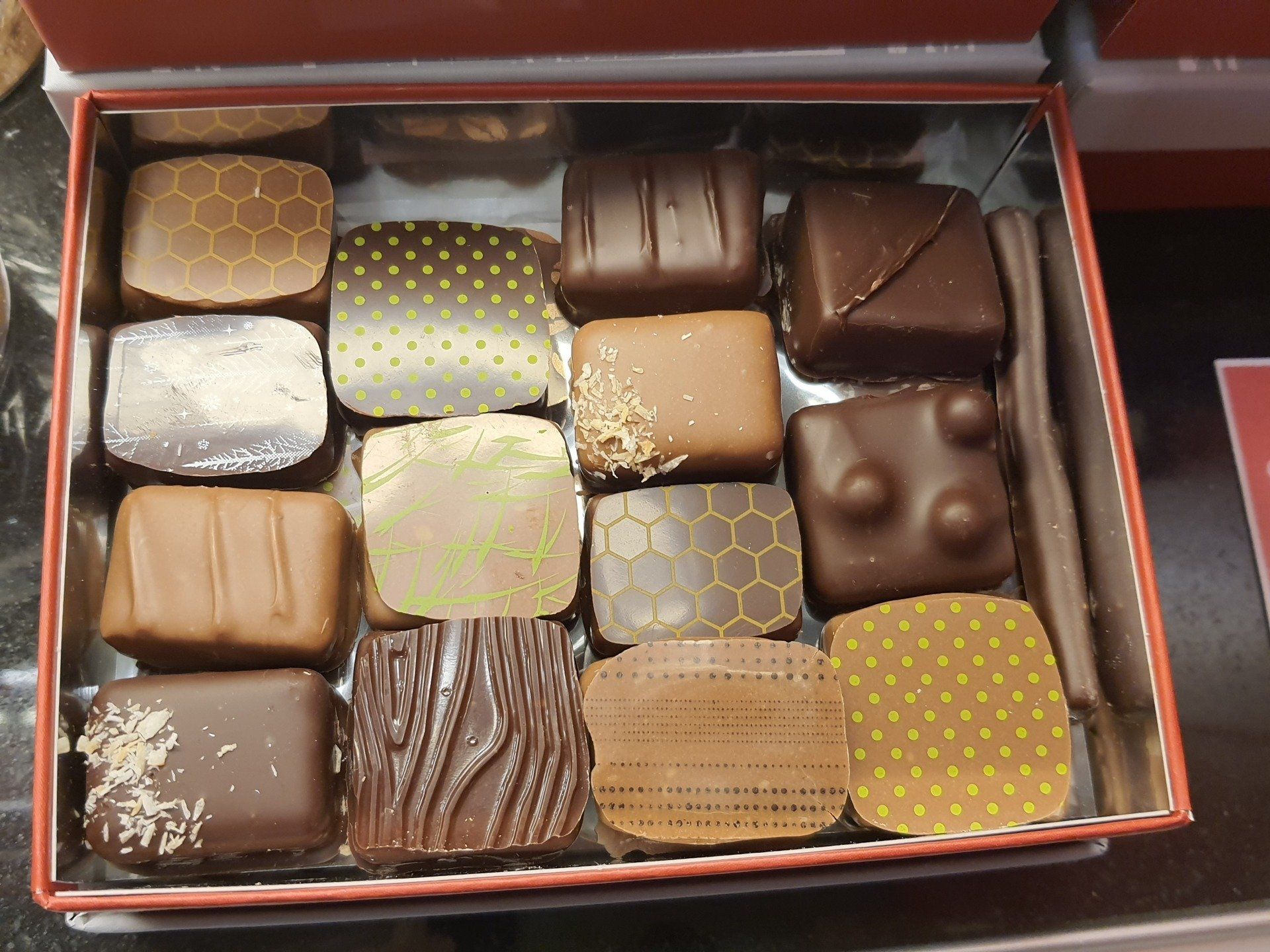 Boîtes de chocolats