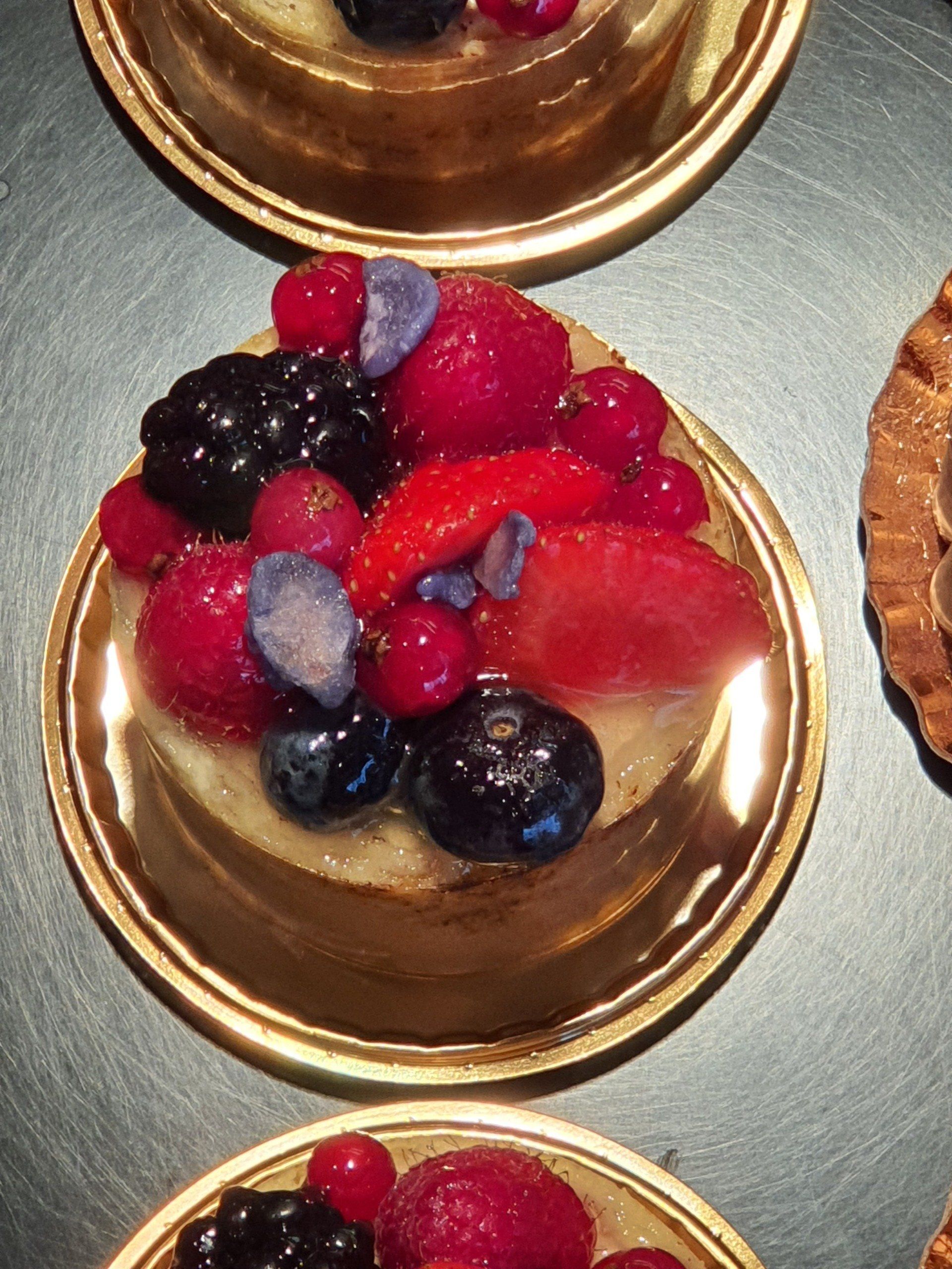 Petite tarte aux fruits rouges