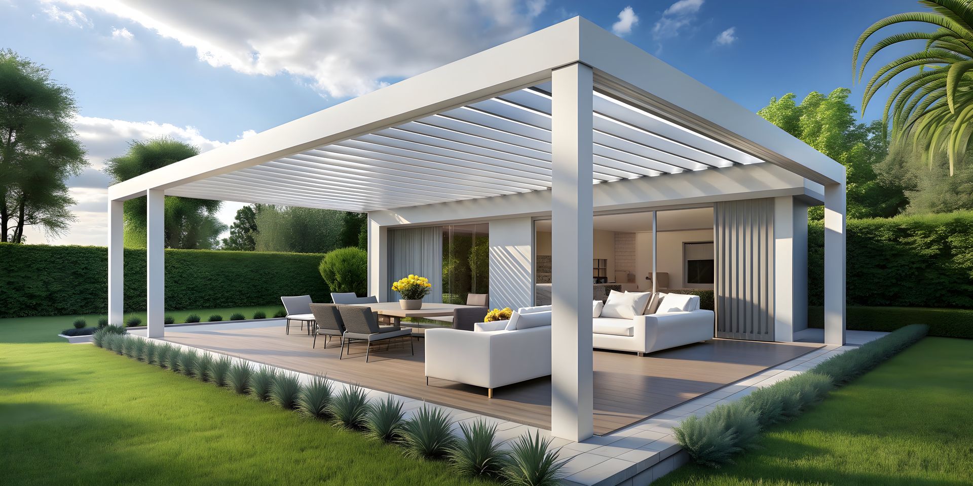 Façade moderne d'un immeuble de bureaux en verre avec balcons blancs et fenêtres réfléchissantes