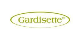 Gardisette-Logo in einem Oval mit grünem Text auf weißem Hintergrund.