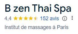 Logo Bzen Thai Spa avec avis Google