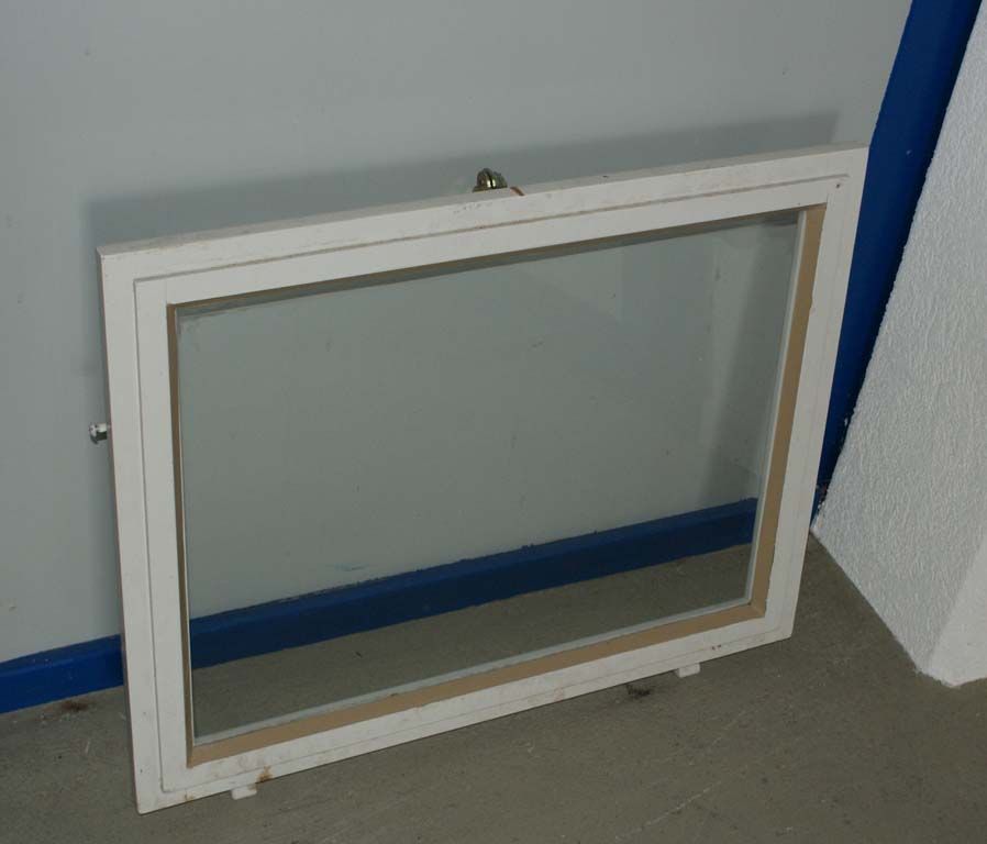 Fenêtre mastiquée simple vitrage