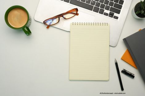 Person mit iPad, Visualisierungen