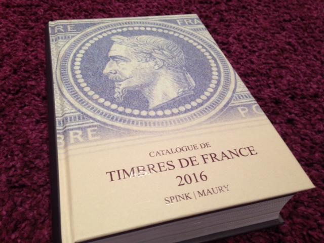 Catalogue Maury 2016 des timbres de France Ren'Collection à Rennes