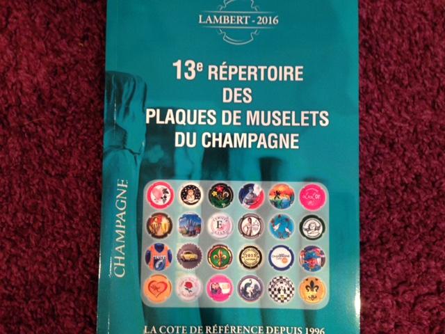Répertoire Lambert 2016 des plaques de muselets de champagne Ren'Collection