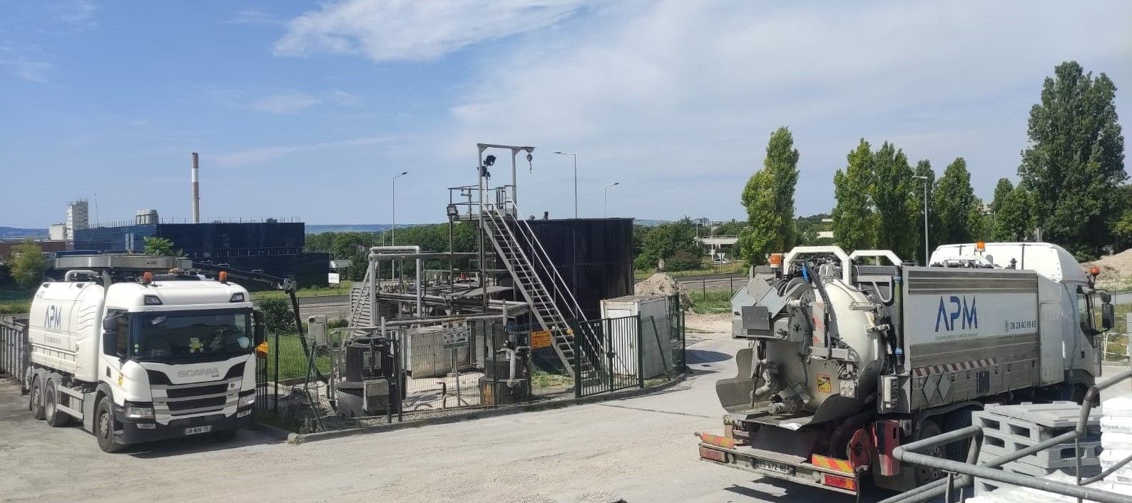 Des déchets liquides