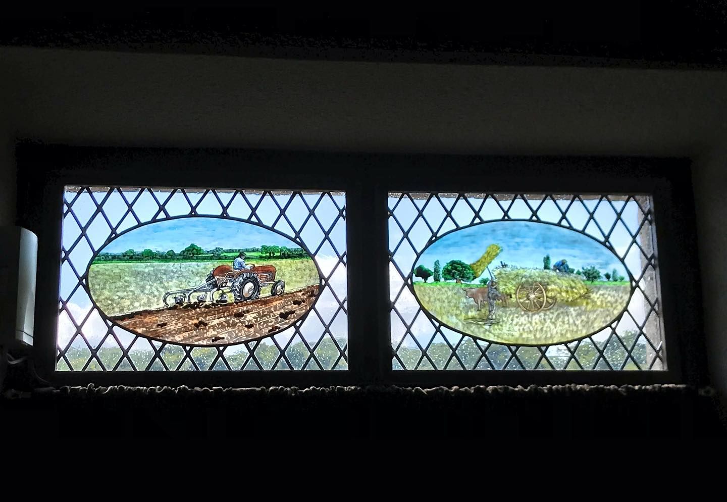 Vitraux sur l'agriculture