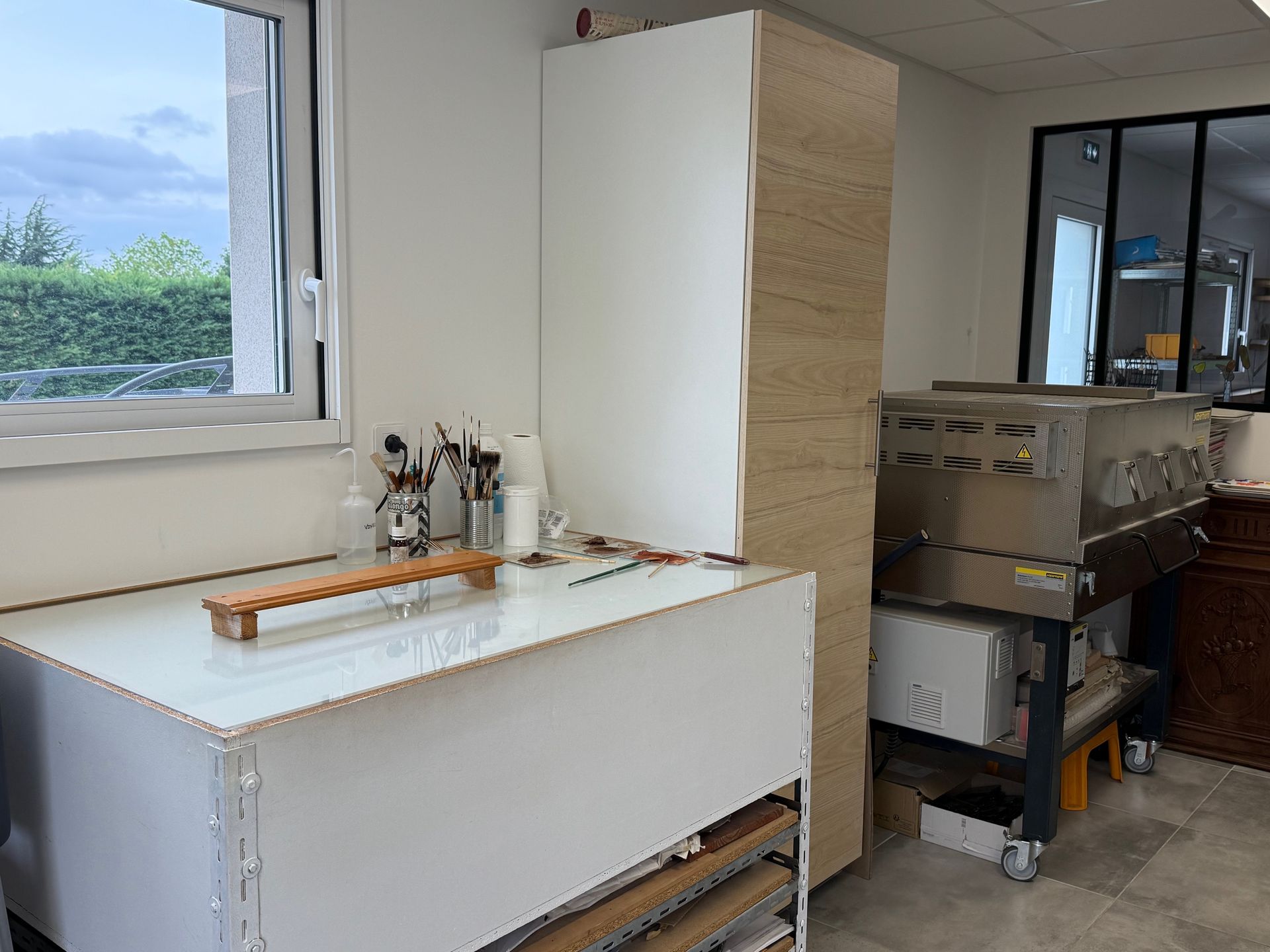 Table lumineuse et four à fusing