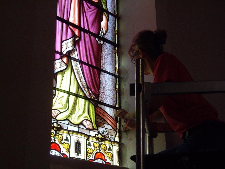 Restauration de vitrail