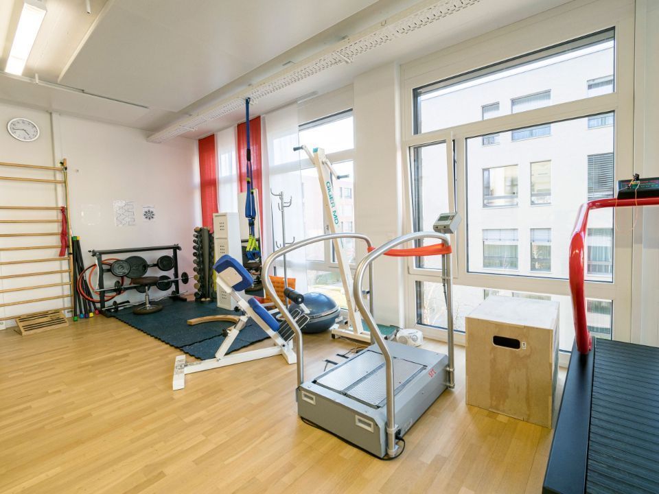 Trainingsraum der Physiotherapie Obstgarten
