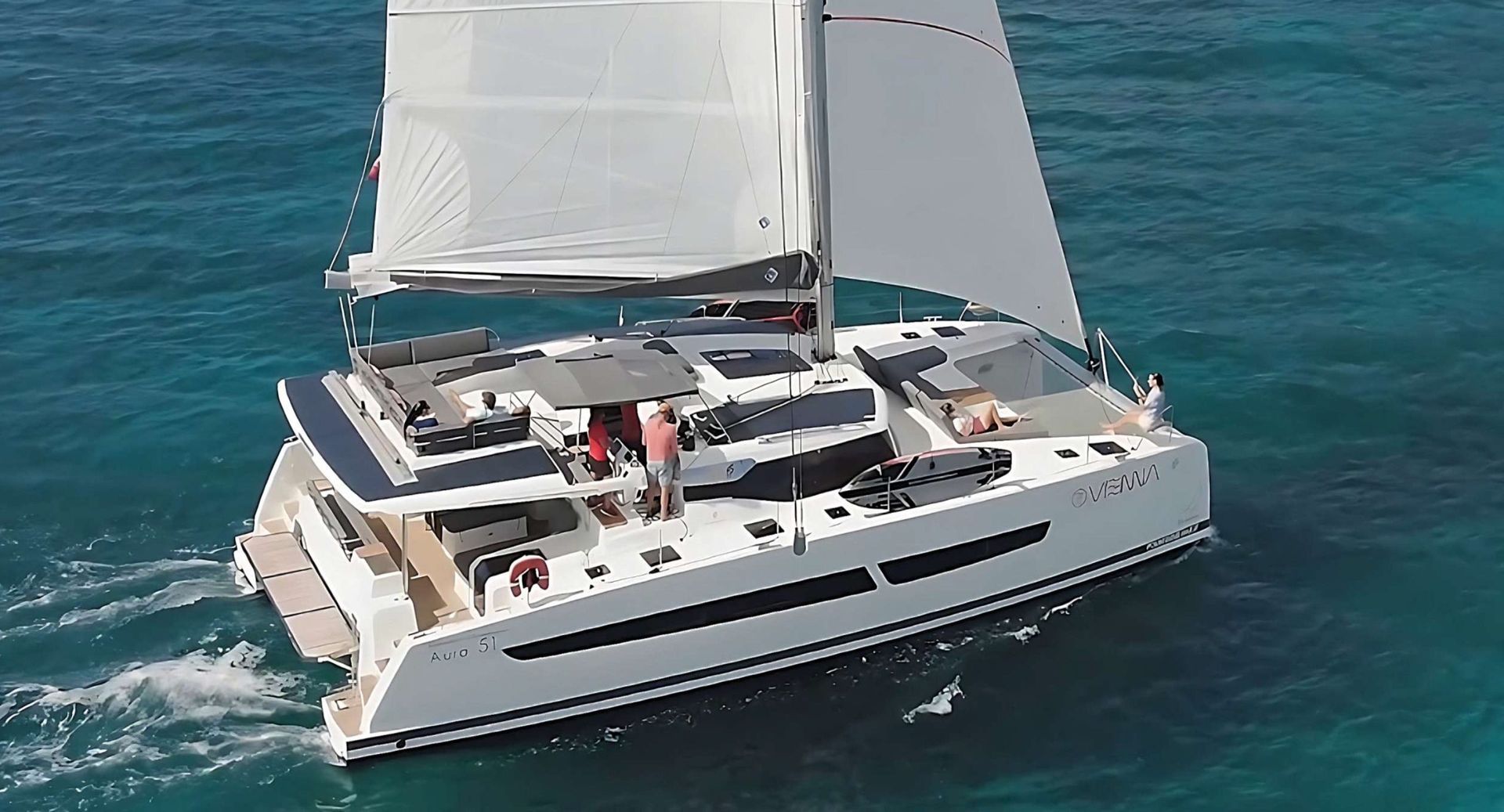 a sailboat is floating on top of a body of water