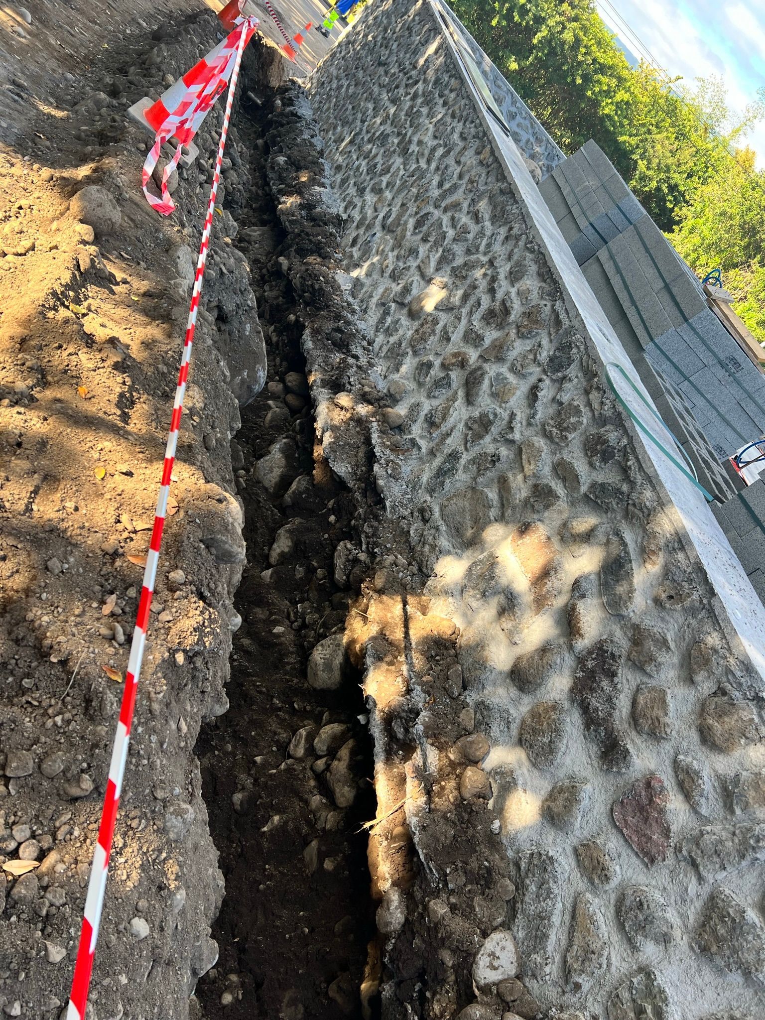 Travaux de moellonnage