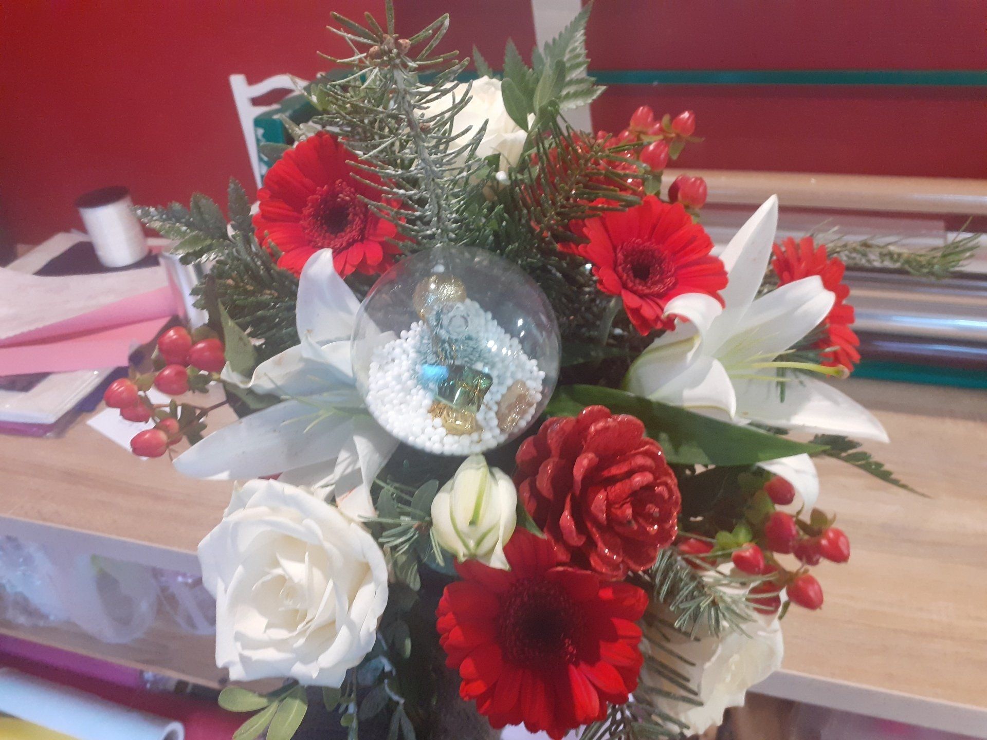 Bouquets de roses rouges