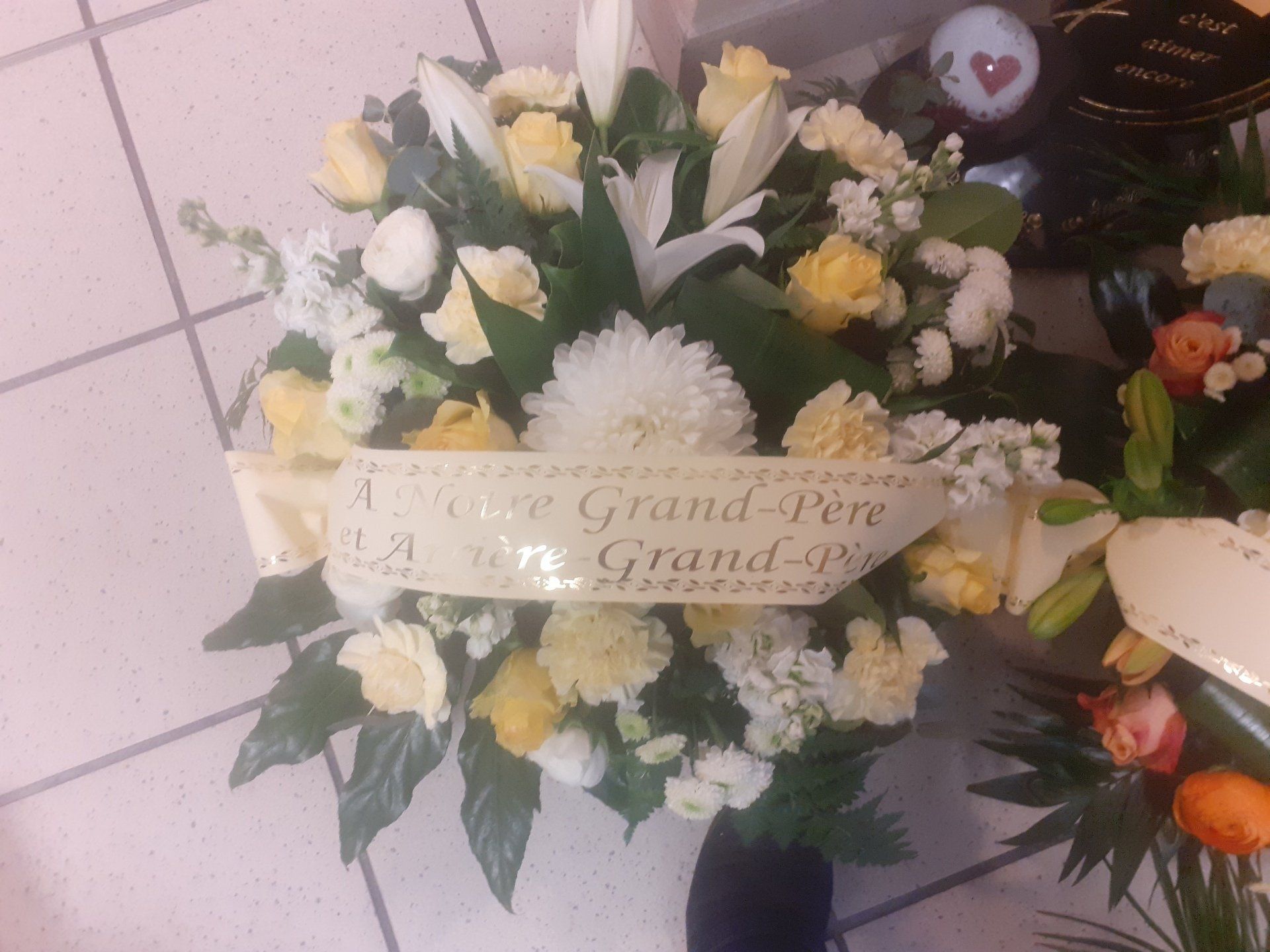 Création de gerbes florales