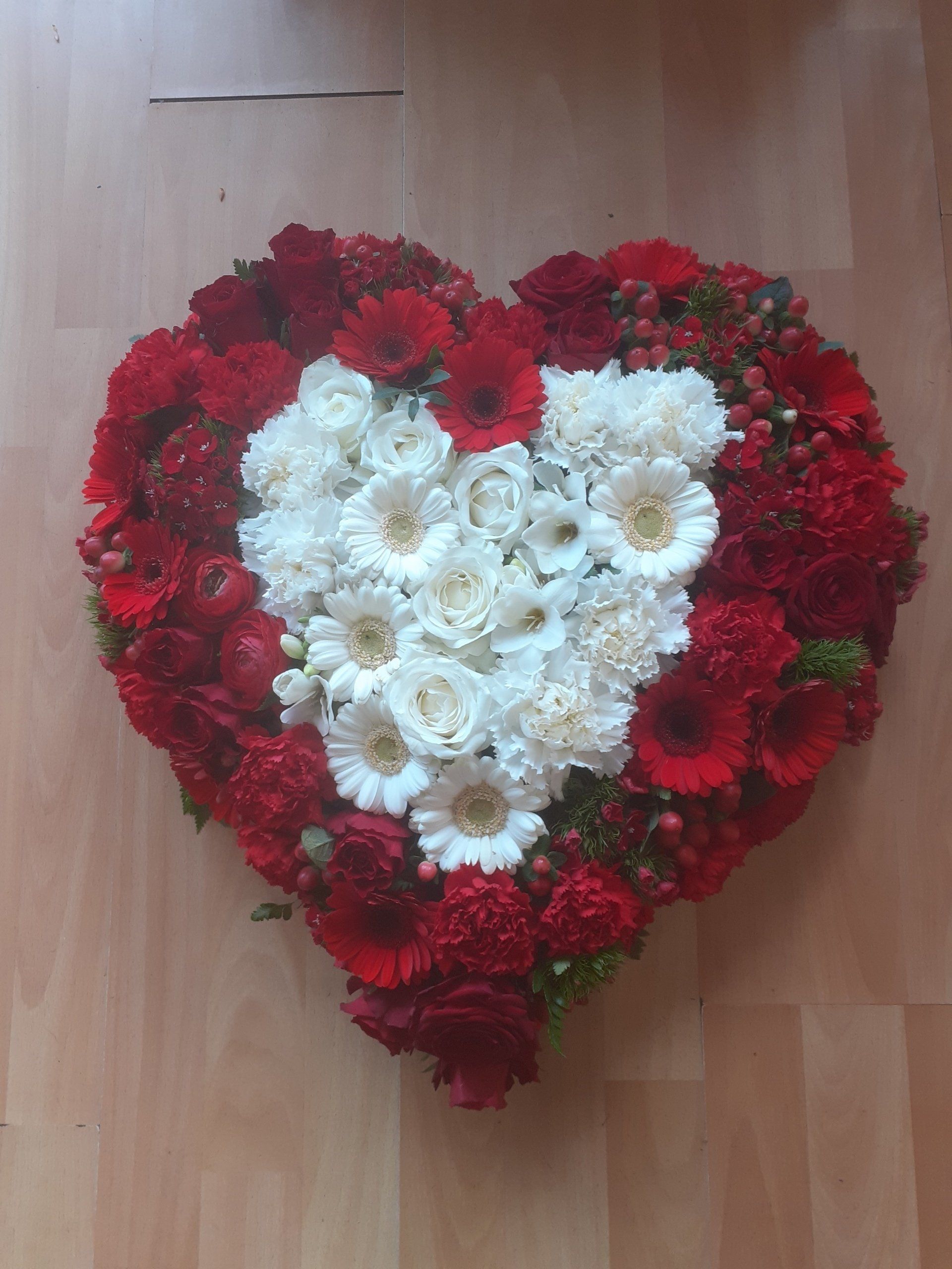 Coussin floral deuil