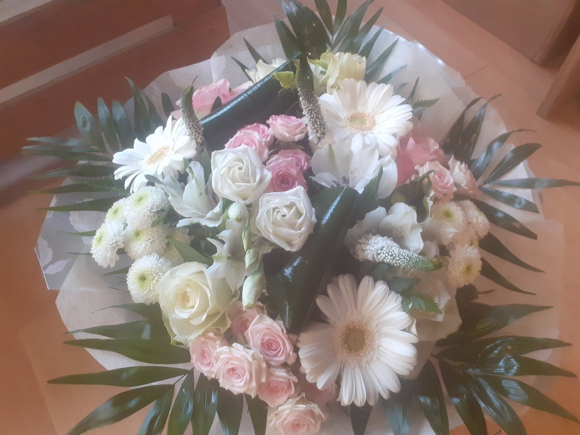 Bouquet rose et blanc