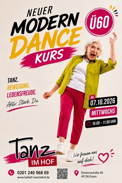 Modern Dance Kurs Ü60 Modern Dance Kurs Ü60
