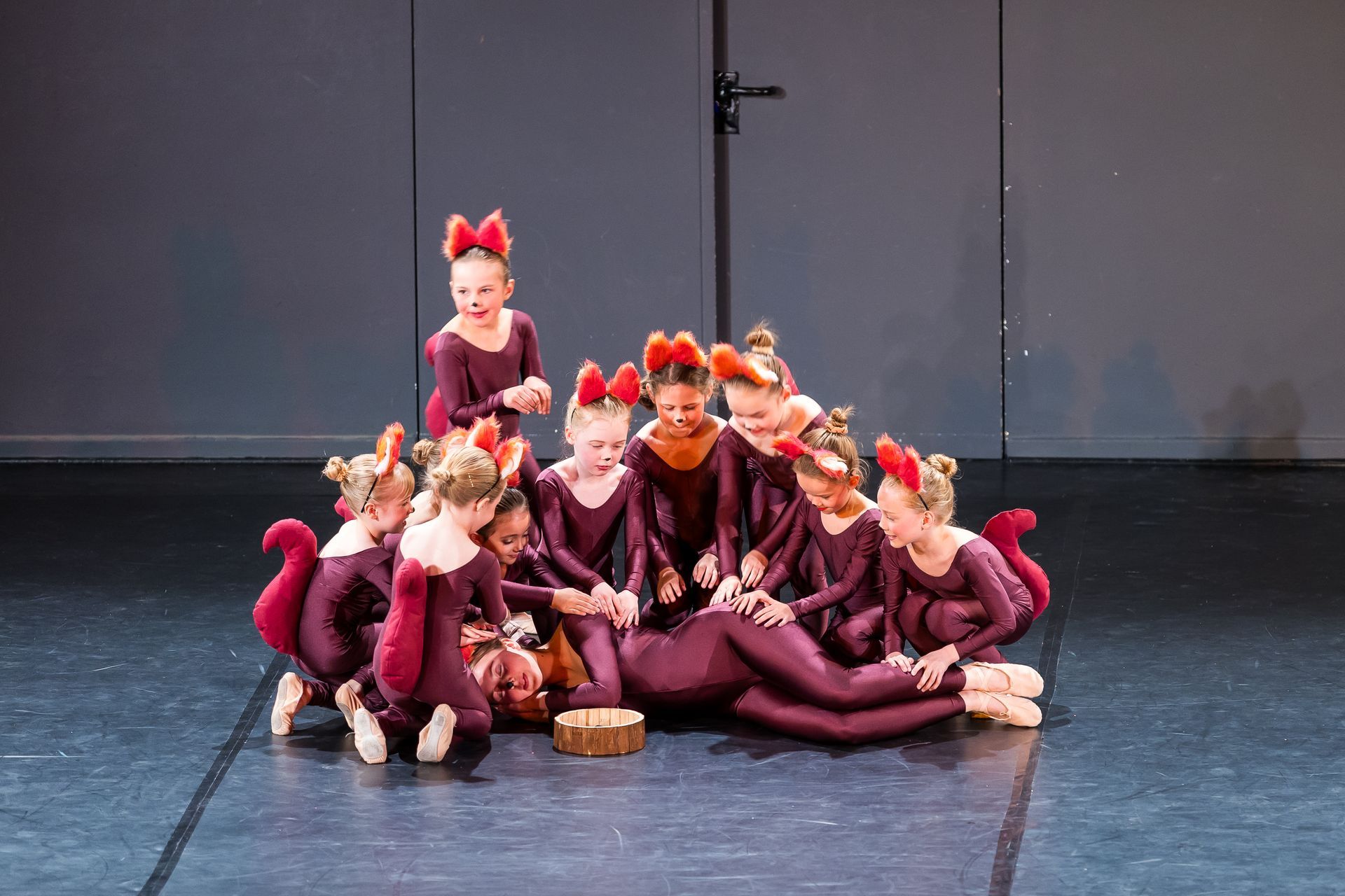 Kindertanz und Ballett Aufführung Tanzschule im Hof