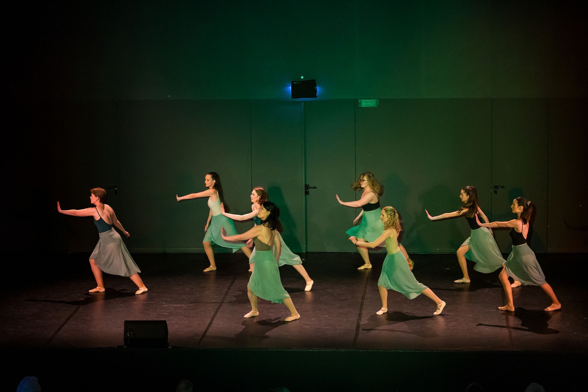 Ballettaufführung in der Tanzschule im Hof