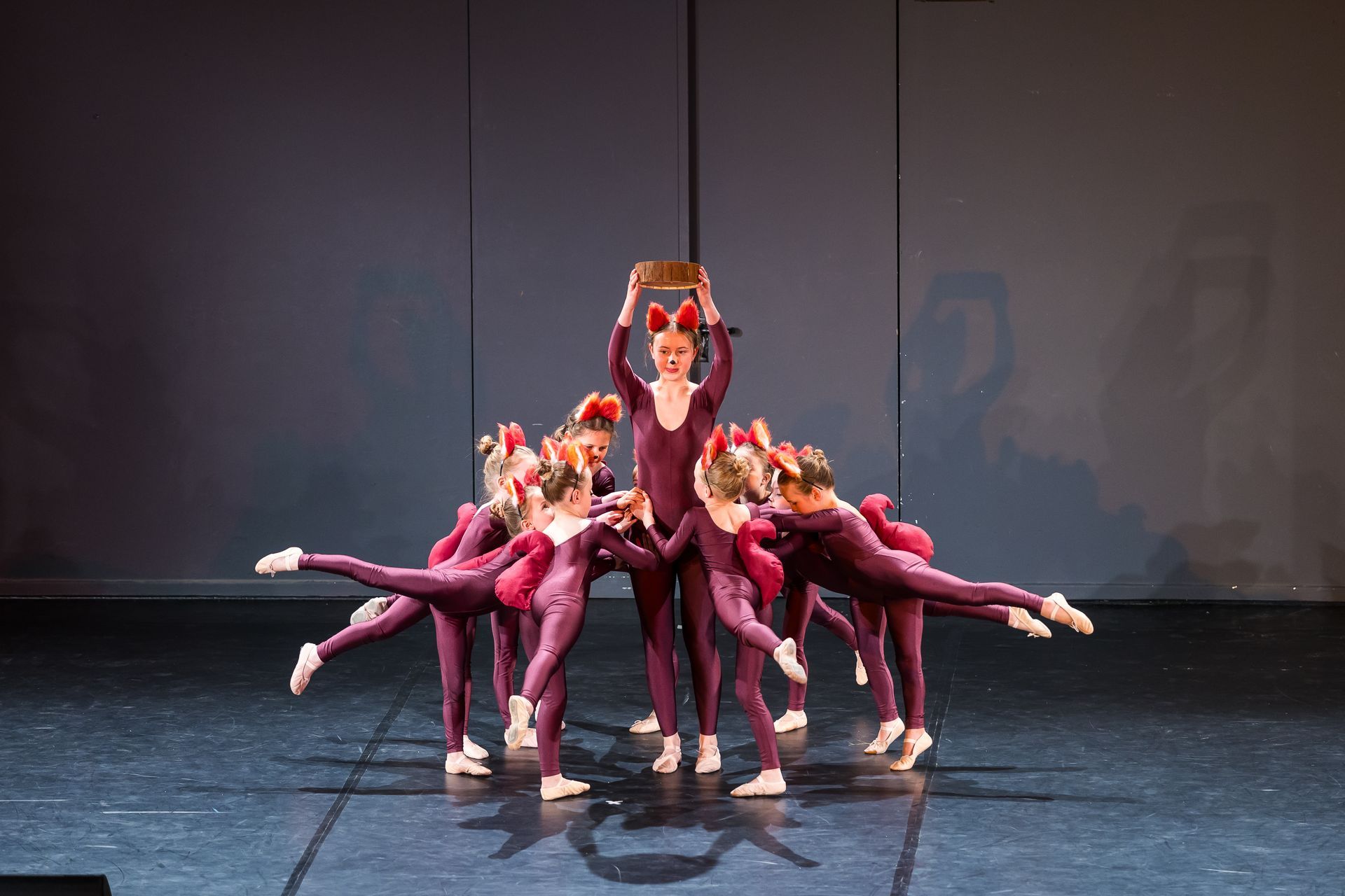 Kindertanz und Ballettaufführung Tanzschule im Hof