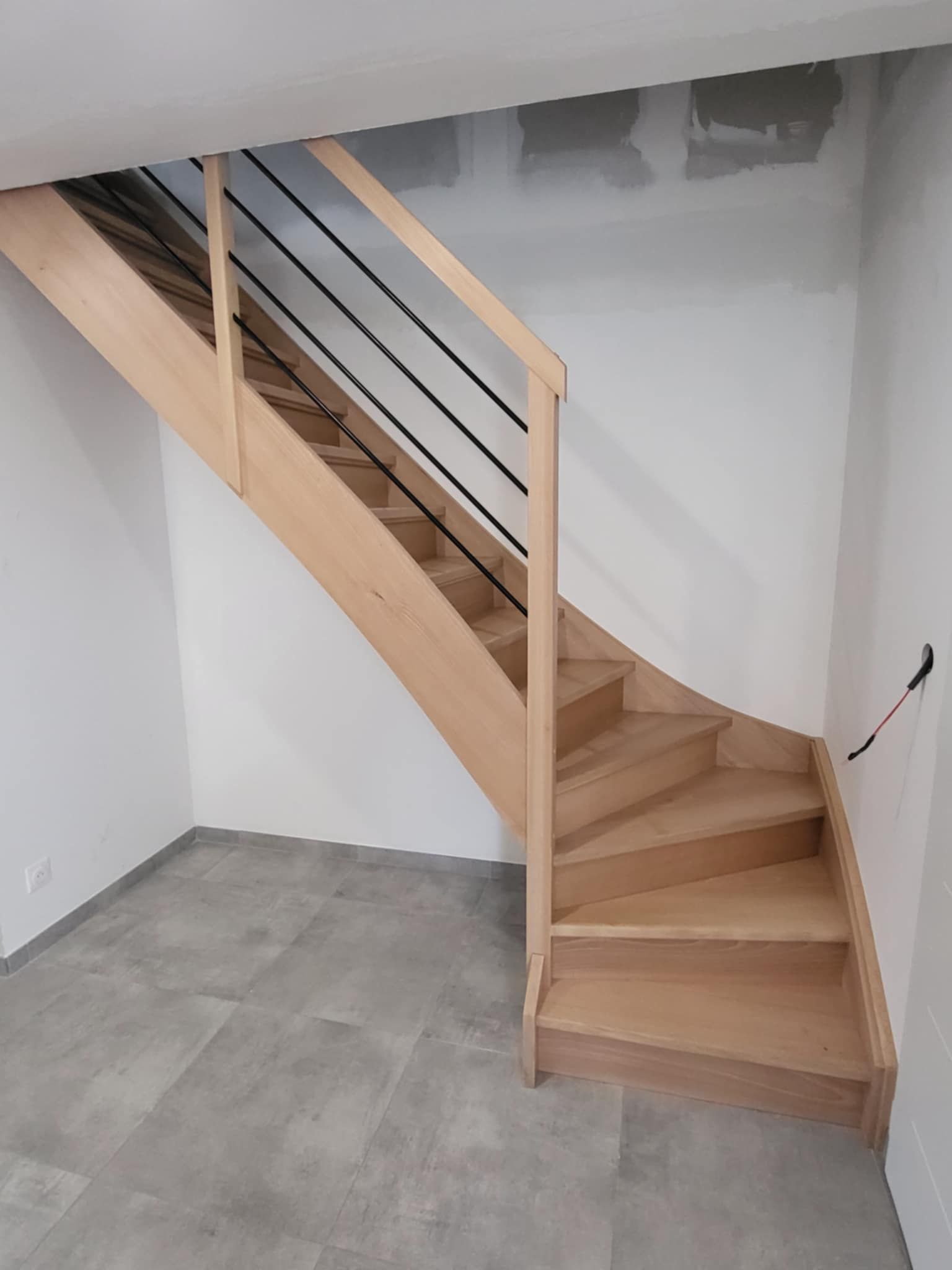 Escalier contre un mur