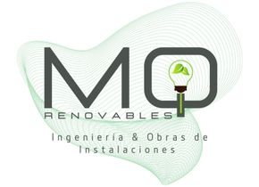 Logotipo para MQ Renovables, empresa de ingeniería e instalaciones, que presenta un 