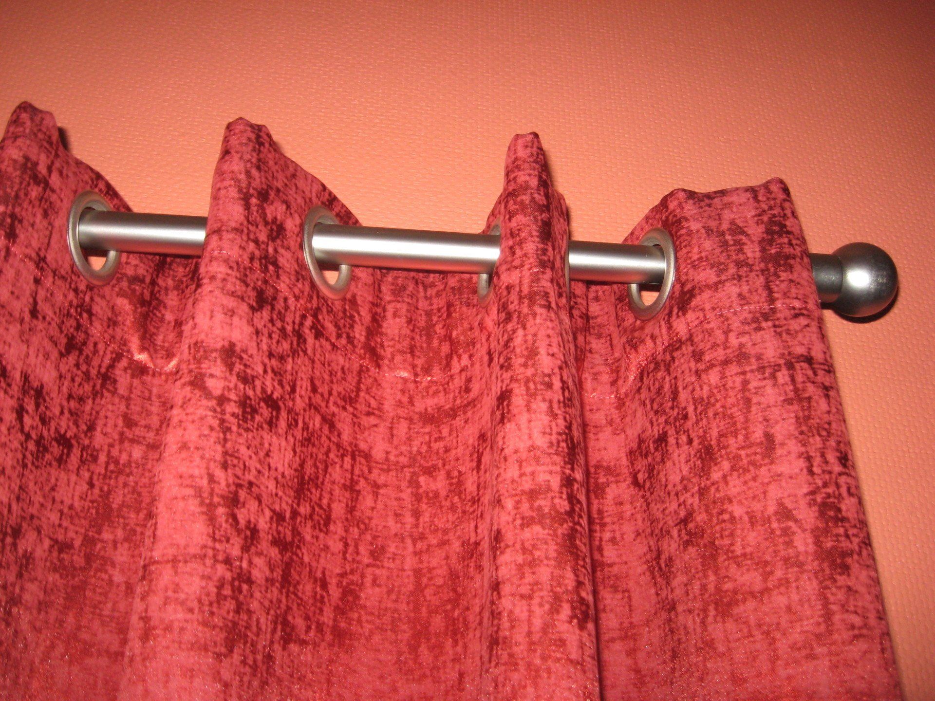 Rideaux avec tête d’œillet