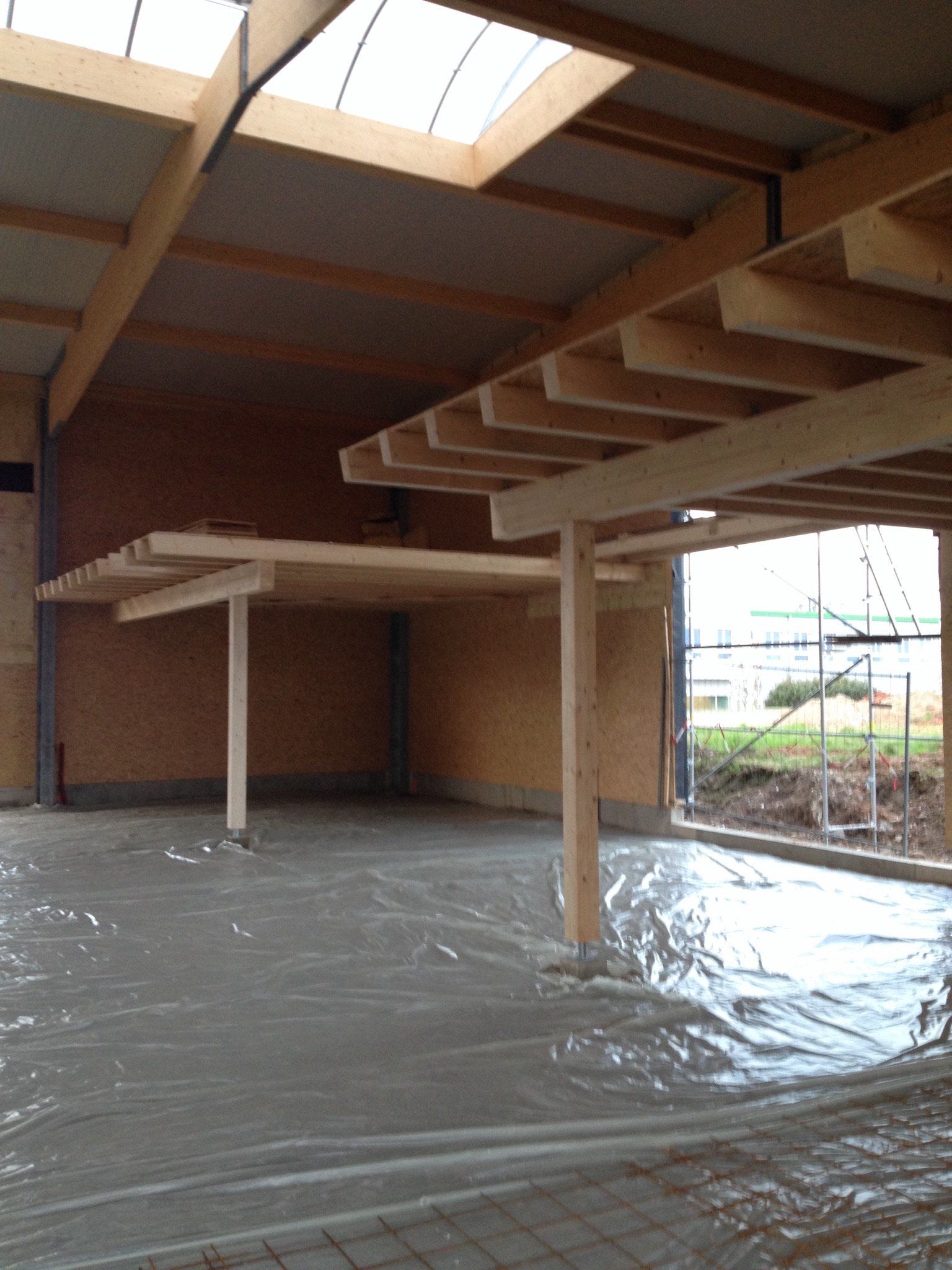 Charpente - bâtiment industriel