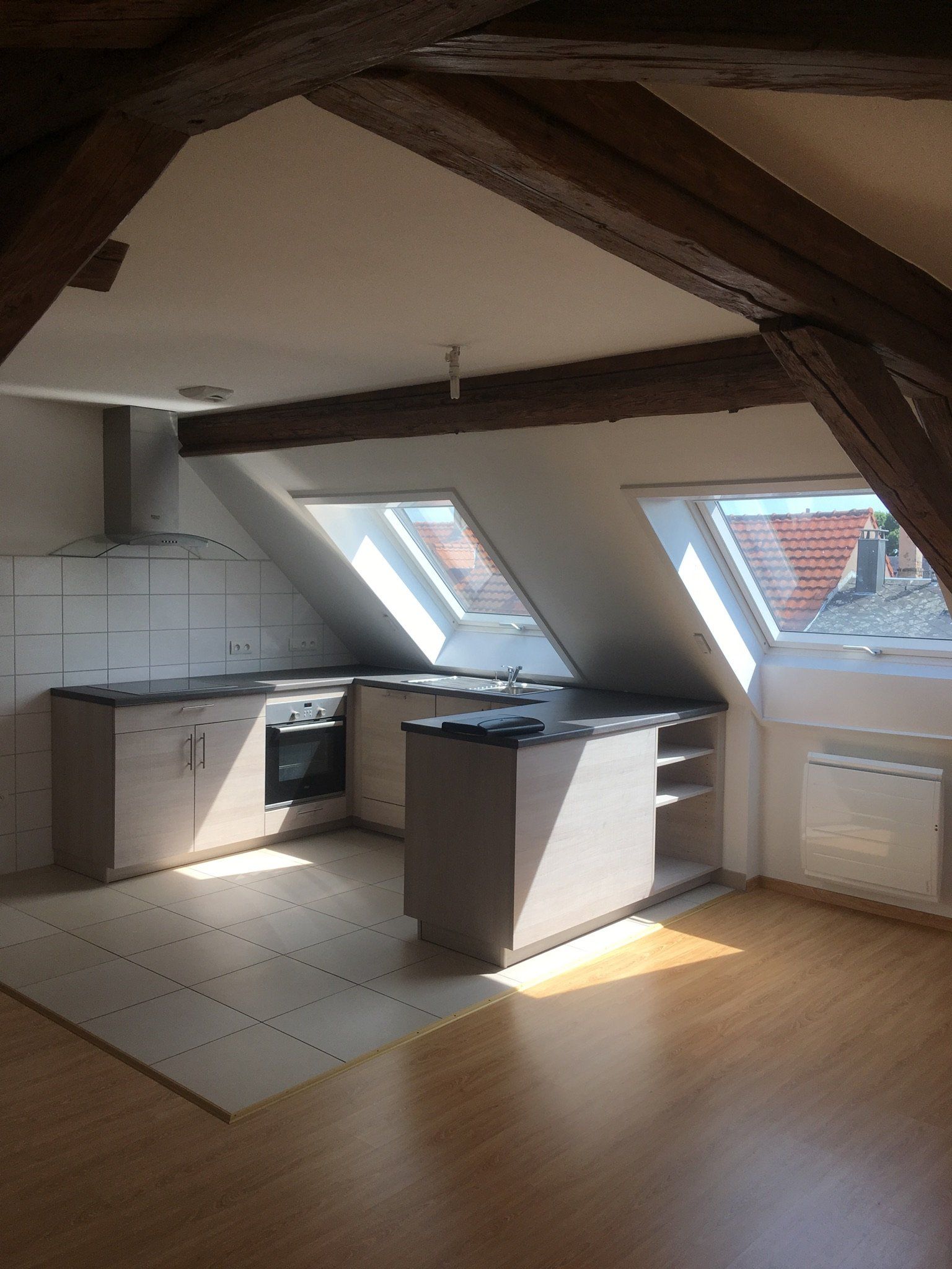 Nouvel espace de vie sous le toit