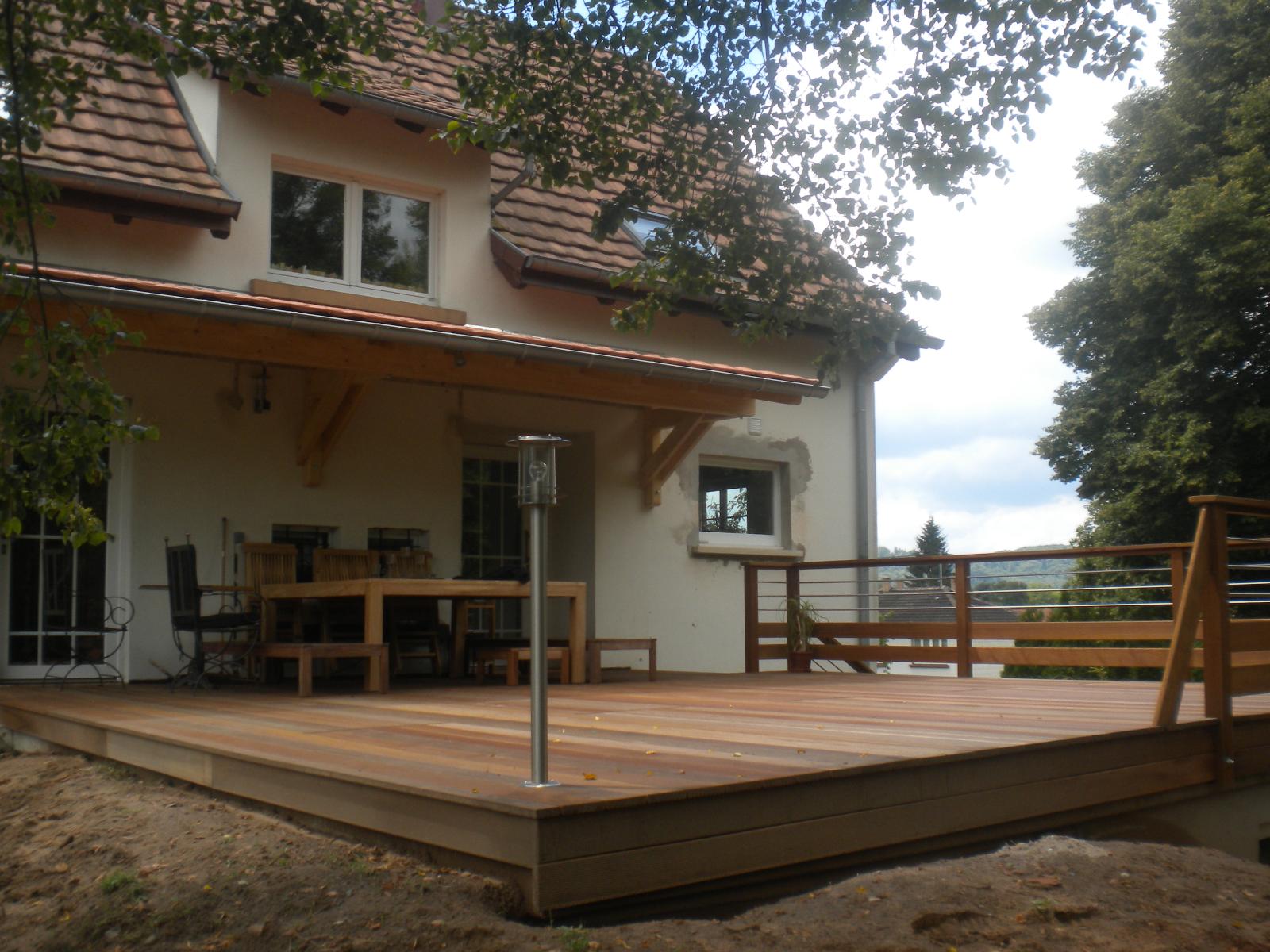 Réalisation de terrasse en bois