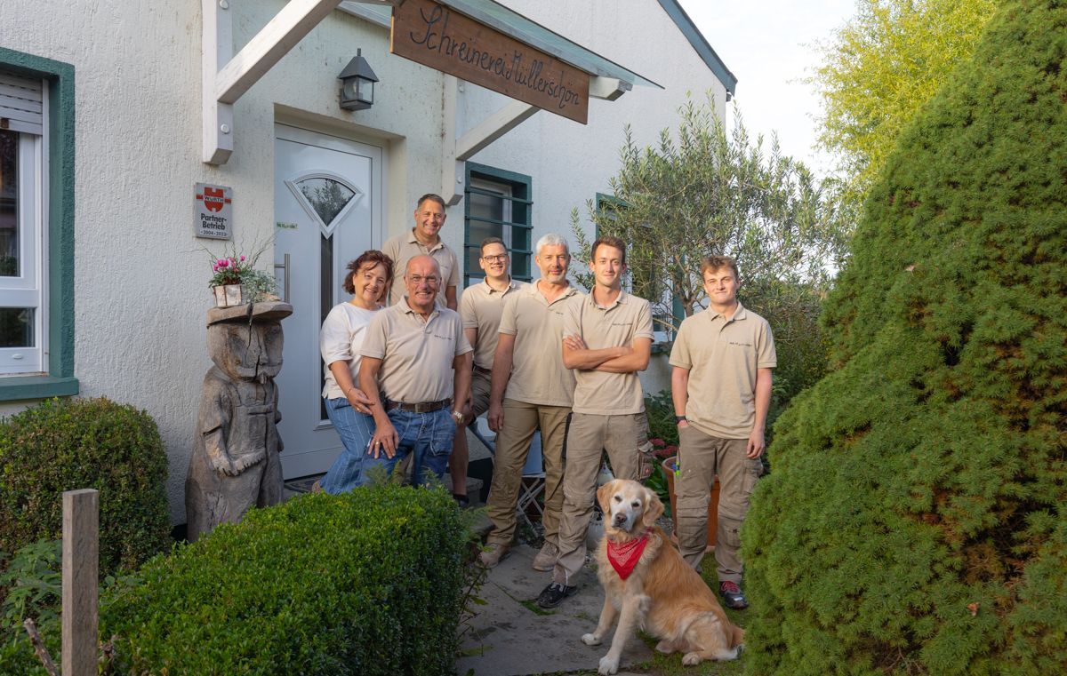 Das Team der Schreinerei Markus Müllerschön in Umkirch