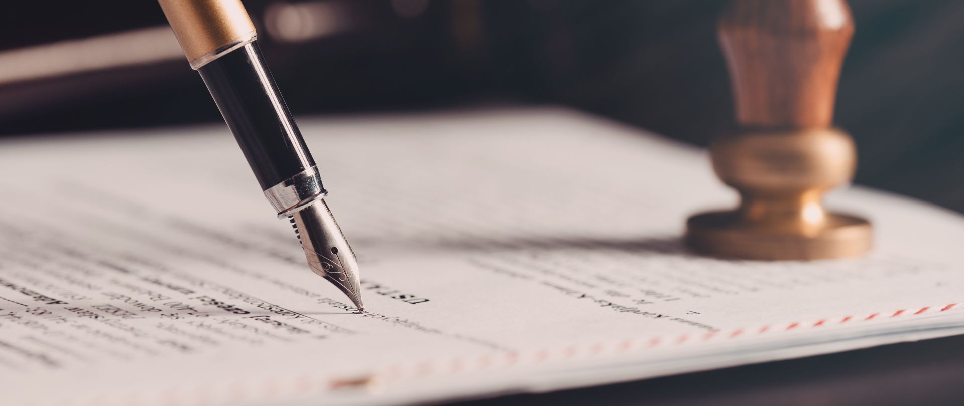 Signature d'un document