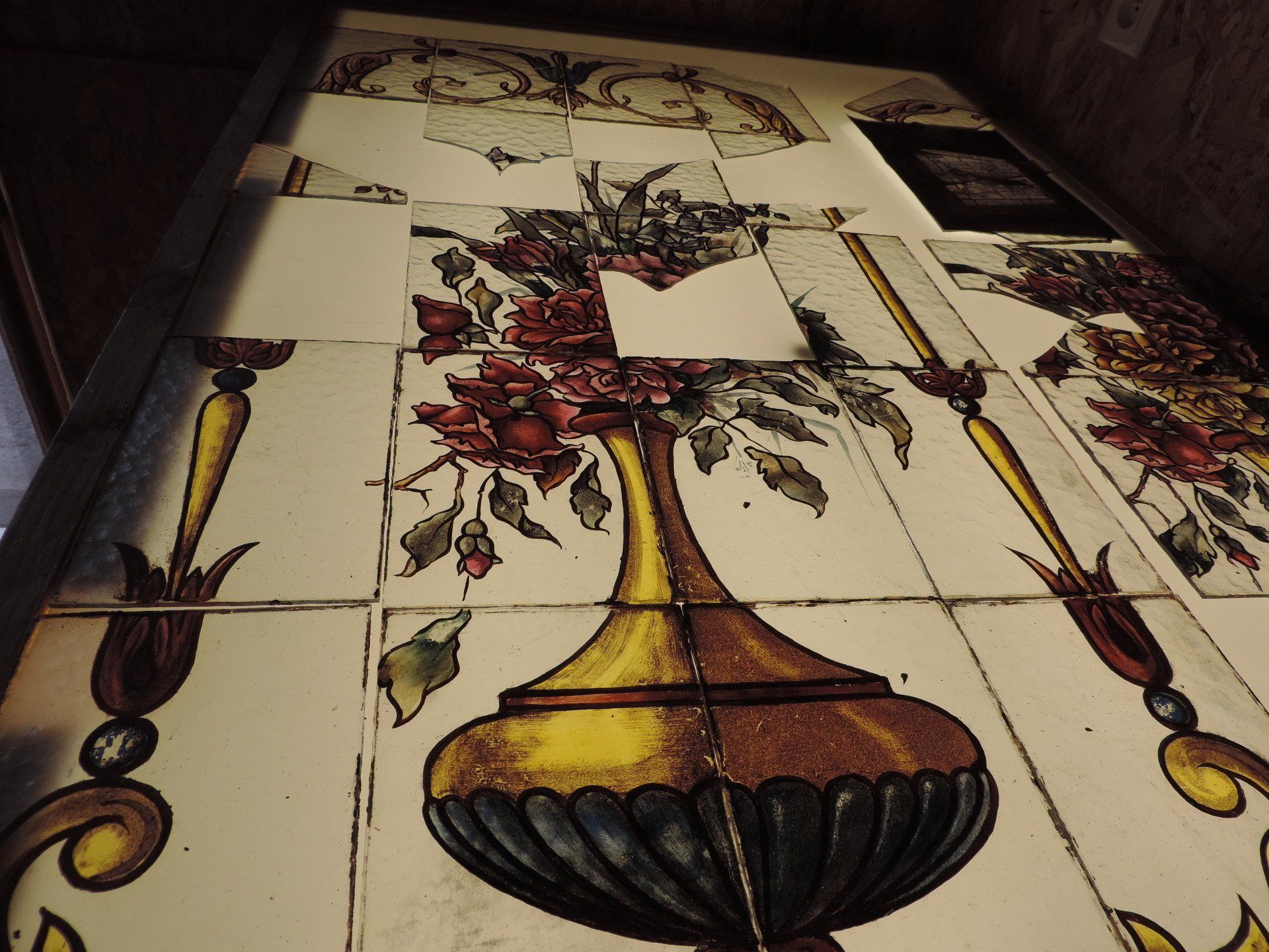 Restauration vitraux intérieurs