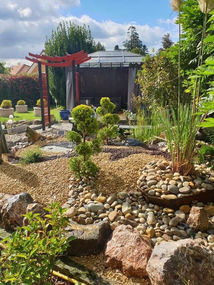Création d'un jardin style japonais