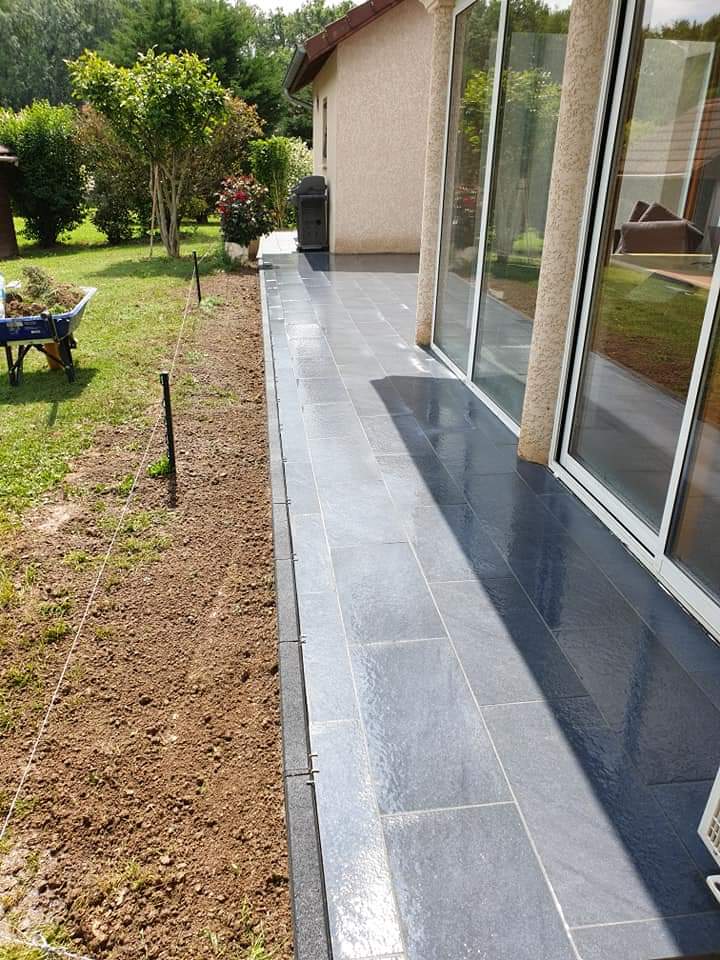 Création d'une terrasse