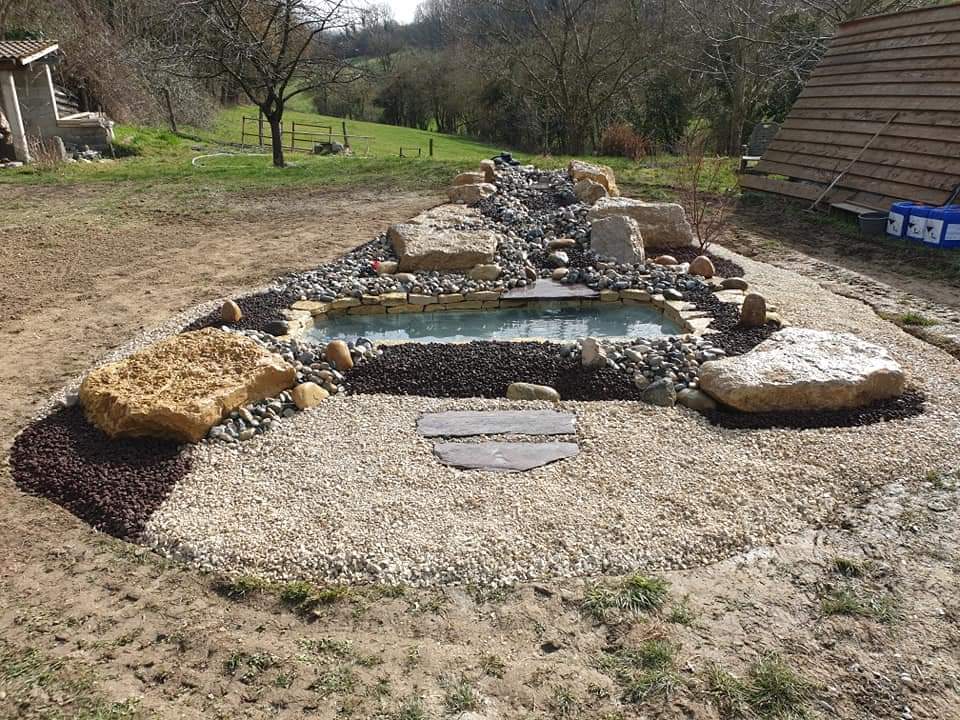 Réalisation d'un bassin