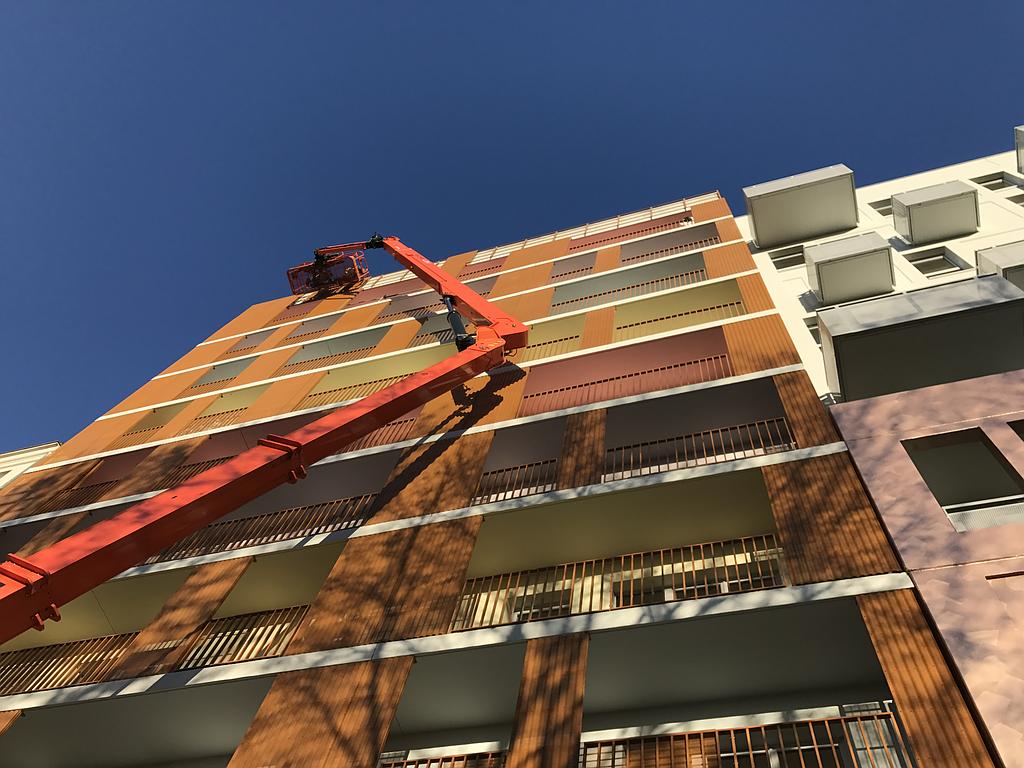 Façade garde-corps et bardages